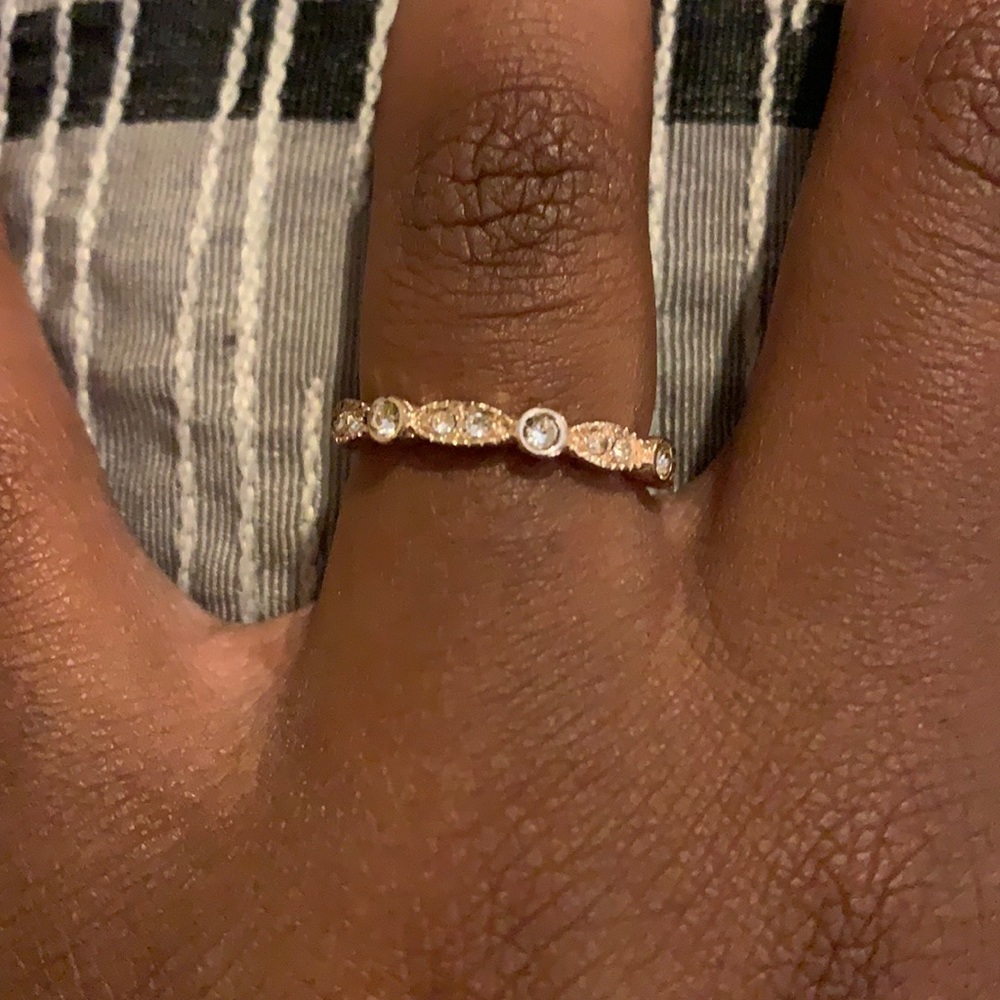 Rhinestone ring